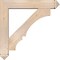 Ekena Millwork Balboa Arts and Crafts Smooth Bracket w/ Offset Brace, Douglas Fir, 7 1/2"W x 40"D x 40"H BKT0806X40X40BOA03SDF - alternate 2